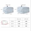 Buffalo Plaid Blue 4 Slice Toaster Cover Small Appliance Cover Toaster Dustproof Fingerprint Protectors Machine Washable, Country French Simple White Lattice view 3