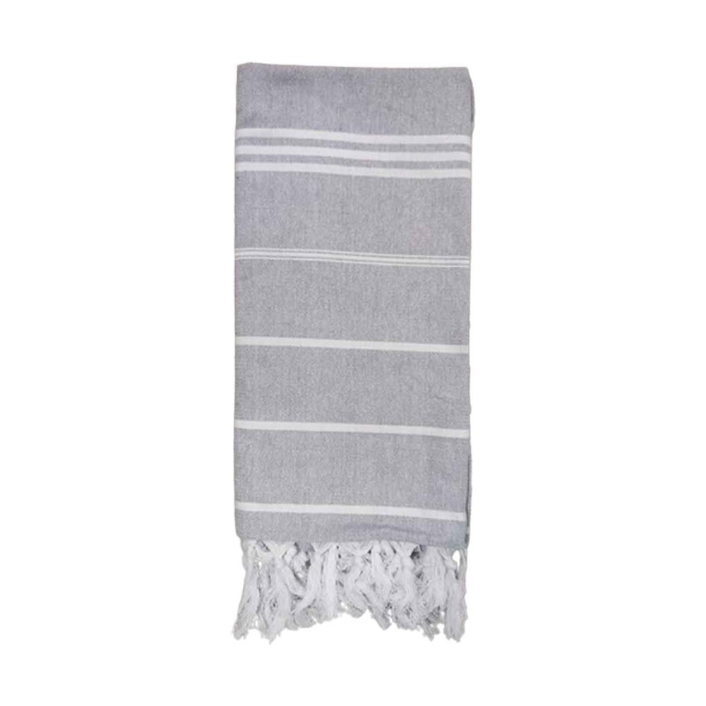 JUSHZ Bath Towels Large Set Bath Sheets Towels for Adults Bath Towel for Bathroom Cotton Multi Coloured Striped Soft Adult Beach Towel Pure Cotton Quick-Drying Shawl (90x180cm,Grey)