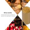 Ciieeo 100pcs Heat Shrink Wine Bottle Caps Gold Sealing Film for and Restaurant Use Easy Application Heat Blower for Wine Shops and Wineries view 3