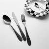 GOODJAYVEN Silverware Flatware Set, 4/16/24/32 Piece Black Steak Knife, Fork and Spoon Cutlery Set (Color : Black, Size : 8Set-32Pcs) view 2