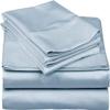 600 Thread Count Cotton Bed Sheets for RV King|100% Egyptian Cotton Sheets|4 Piece Sheet Set Comfy Ultra-Soft Breathable Natural Cooling Sheets|Upto 16 Inch Deep Pocket Sheet Set in Light Blue Solid view 2