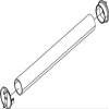 TAG Synergy Premium 1 Pair of 1-5/16" Diameter Round Wardrobe Tube Closet Rod End Supports (Matt Nickel) view 4