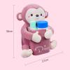HomeLoft Basics Cartoon Tissue Box Holder, Paper Organizer Interior Accessories Napkin Case Decoration, Monkey view 4