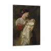 Maternal Admiration by William Adolphe Bouguereau Prints Poster Wall Art Artworks Canvas Poster Room Aesthetic Wall Art Prints Home Modern Decor Gifts Framed-unframed 24x36inch(60x90cm) view 1