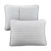 Arkwright Twin/TwinXL Quilt Set - Case of 4 - Soft Brushed Lightweight Microfiber Bedspread Coverlet Bedding Sets for All Seasons (1 Quilt, 1 Pillowcase Sham), 68x90 in, Light Grey view 3