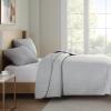 Arkwright Twin/TwinXL Quilt Set - Case of 4 - Soft Brushed Lightweight Microfiber Bedspread Coverlet Bedding Sets for All Seasons (1 Quilt, 1 Pillowcase Sham), 68x90 in, Light Grey view 4