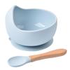 mayci Silicone dinner plate food bowl #3bowls+scoop view 1