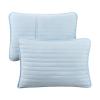 Arkwright King Quilt Set - Case of 4 - Soft Brushed Lightweight Microfiber Bedspread Coverlet Bedding Sets for All Seasons (1 Quilt, 2 Pillowcases Shams), 104x90 in, Light Blue view 3