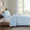 Arkwright King Quilt Set - Case of 4 - Soft Brushed Lightweight Microfiber Bedspread Coverlet Bedding Sets for All Seasons (1 Quilt, 2 Pillowcases Shams), 104x90 in, Light Blue view 4