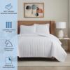 Arkwright Twin/TwinXL Quilt Set - Case of 4 - Soft Brushed Lightweight Microfiber Bedspread Coverlet Bedding Sets for All Seasons (1 Quilt, 1 Pillowcase Sham), 68x90 in, Bright White view 2
