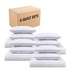 Arkwright Full/Queen Quilt Set - Case of 4 - Soft Brushed Lightweight Microfiber Bedspread Coverlet Bedding Sets for All Seasons (1 Quilt, 2 Pillowcases Shams), 90x90 in, Bright White view 1