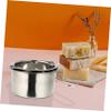 EXCEART 2pcs Melting Pot - Wax Melting Container for Soap Candle Making Portable Design Handle for Safe Use Craft Shops Home view 3