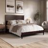 AFI Naples Queen Solid Wood Low Profile Platform Bed in Espresso view 1