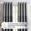 KAMANINA 1 Inch Extra Long Curtain Rod 140 to 195 Inches White Heavy Duty Curtain Rods for Windows 120 to 170 Inch, Adjustable Drapery Rods with Netted Texture Finials view 3
