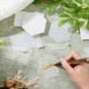 DICOSMETIC 120Pcs Acrylic Place Cards Clear Acrylic Blank Clear Rectangle and Hexagon Table Seating Cards Tiles Name Cards Table Markers for Wedding Party Sign Decoration view 3