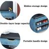 Entryway Bench, Shoe Bench for Living Room, Shoe Bench Rack with Cushion Simple and Modern, Entrance Shoe Changing Stool Shoe Cabinet, Home Bench Sofa Stool (Color : Blue, Size : 60 * 30 * 43cm) view 3