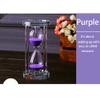 UNbit Sandglass Timer,Hourglass Sand Timers, Transparent Crystal Hourglass Timer Sand Clock Crafts Glass Decoration,Hourglass Sandglass Timer,15 Minutes/30 Minutes/60 Minutes,Home Desk Decor Xmas Birt view 2