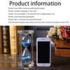 UNbit Sandglass Timer,Hourglass Sand Timers, Transparent Crystal Hourglass Timer Sand Clock Crafts Glass Decoration,Hourglass Sandglass Timer,15 Minutes/30 Minutes/60 Minutes,Home Desk Decor Xmas Birt view 3