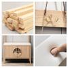 Coat Rack with Shoe Bench, 5 in 1 Design Freestanding Hall Tree with Storage Bench and Shoe Storage for Entryway, Accent Furniture with 10 Hanger Hooks, Easy Assembly,80x35x185cm view 2