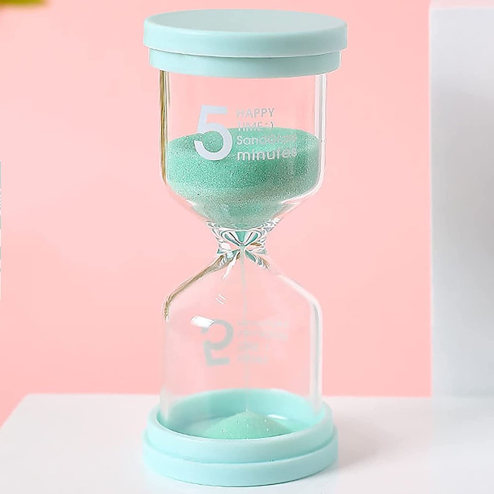 UNbit Sandglass Timer,Hourglass Sand Timers, Sand Timer Plastic Sandglass Timer Colorful Hourglass Timer Sand Clock Timer 1/3/5/10/15/30/45 Minutes Hourglass (Color : Purple)