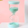 UNbit Sandglass Timer,Hourglass Sand Timers, Sand Timer Plastic Sandglass Timer Colorful Hourglass Timer Sand Clock Timer 1/3/5/10/15/30/45 Minutes Hourglass (Color : Purple) view 1