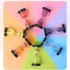 UNbit Sandglass Timer,Hourglass Sand Timers, Sand Timer Plastic Sandglass Timer Colorful Hourglass Timer Sand Clock Timer 1/3/5/10/15/30/45 Minutes Hourglass (Color : Purple) view 3