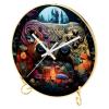 EITACHUL Gamepad Round Printed Wall Clocks with Hooks and Gold Stand - Silent and Non-Ticking, for Any Room Dcor view 1