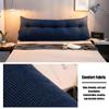 Full Size Triangular Headboard Pillow Queen Reading Pillow Bed Cushion Queen Cushion Headboard Backrest Pillow Neck and Lumbar Support for Dorm Sofa Bed,Red,W 120cm view 3