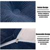 Full Size Triangular Headboard Pillow Queen Reading Pillow Bed Cushion Queen Cushion Headboard Backrest Pillow Neck and Lumbar Support for Dorm Sofa Bed,Red,W 120cm view 4