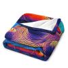 JHION Trippy Turtle Flannel Fleece Blanket, Sea Turtle Throw Blankets, Cozy Fuzzy Warm Bed Blanket, Underwater World Printed Blanket for Couch Bed Sofa Travel 30"x40" view 3