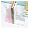 Book Ends GaRcan Nonskid Bookends Wooden Bookend Rabbit Desktop Books Holder Simple Bookends Children's Room Book File Nonskid Bookend Bookends Decorative view 3