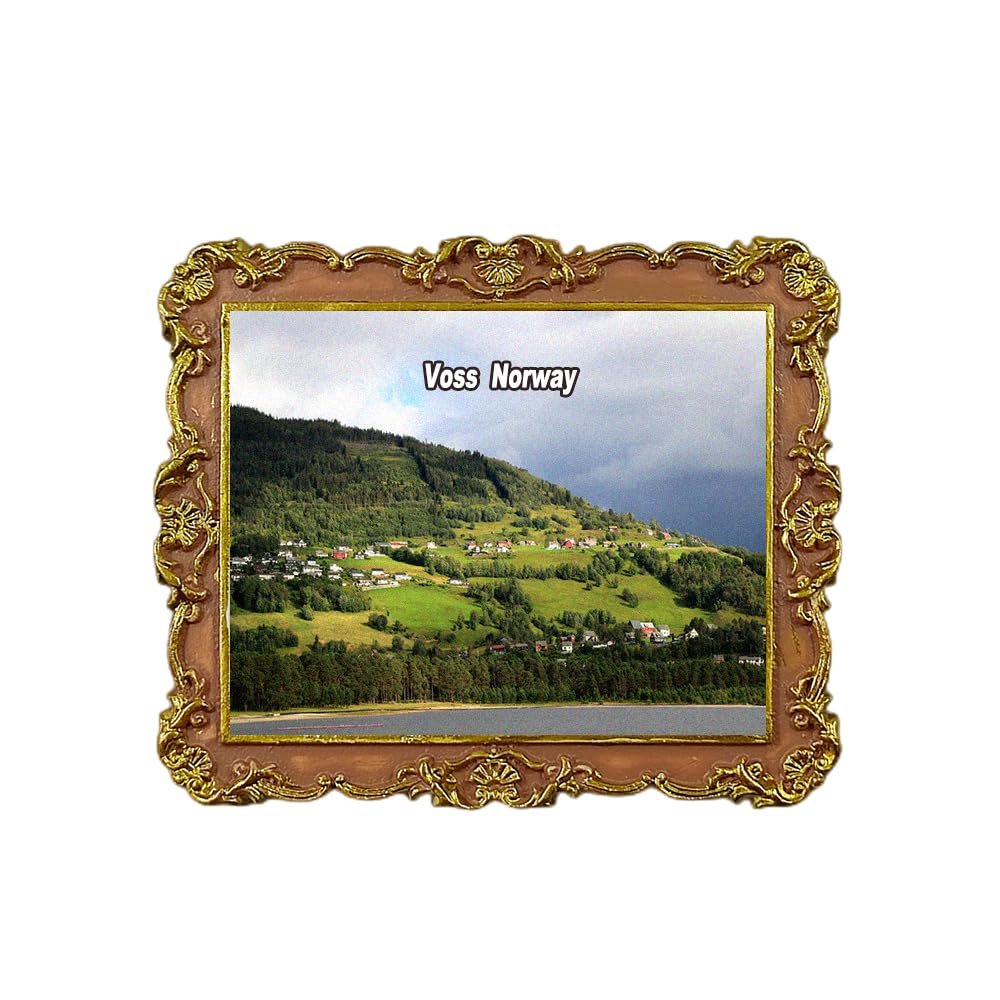 Voss Norway Refrigerator Magnet 3D Travel Souvenir Fridge Decoration Magnetic Sticker Craft Collection