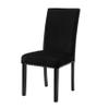 New Classic Furniture Celeste Black 100% Polyester Velvet Dining Chair with Espresso Legs, Set of 6 view 4