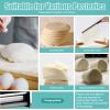 Commercial Dumpling Skin Machine, 110V 140W Automatic Electric Dumpling Wrapper Maker W/ 8 cm 3.15 inch Round Mold Dough Processing Machine 60 Pieces/Min for Commercial Household Restaurant view 3