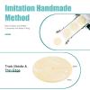 Commercial Dumpling Skin Machine, 110V 140W Automatic Electric Dumpling Wrapper Maker W/ 8 cm 3.15 inch Round Mold Dough Processing Machine 60 Pieces/Min for Commercial Household Restaurant view 4