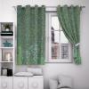HOBBOY Orchard Flowers Window Curtains Green Blackout Curtains for Bedroom Living Room Gustav Klimt Aesthetic Darkening Privacy Curtain 2 Panels 2X W60xL84in view 2