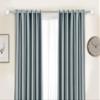 KAMANINA 1 Inch Curtain Rod for Windows 32 to 58 Inch(2.6 to 4.8 ft), Silver Telescoping Decorative Drapery Rods with Acrylic Crystal Finials for Living Room, Bedroom, Patio and Kitchen view 3