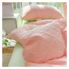 QuKan Bed, Bedding Sets Bed Sheets Four-Piece Bedding Three-Piece Light Luxury Solid Colour Bedroom Four-Piece Set view 2