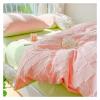 QuKan Bed, Bedding Sets Bed Sheets Four-Piece Bedding Three-Piece Light Luxury Solid Colour Bedroom Four-Piece Set view 3