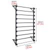 Ribbon Storage Stand Holder Organizers Flower Store/Gift Shop Wrapping Paper Organizer Wall Mount, Heavy Duty Steel Ribbon Silk Scarf Towel Rack Holder, Large Capacity ( Size : 135x20x120cm ) view 2