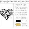 Tree of Life Metal Wall Art, Metal Tree Heart Wall Decor, Metal Wall Tree of Life, Metal Wall Decor, Tree of Life Wall Art, Heart Wall Decor, Wall Decor for Living Room, Housewarming Gift (34"x 27"| 88x71cm, Black) view 4