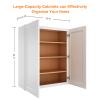 ROOMTEC RTA Wood Wall-Mounted Cabinet,Bathroom Medicine Cabinet view 2