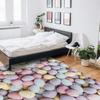 ERAYNA Colorful Cobblestone Pattern Area Rugs, Easter Egg Art Indoor Non-Slip Kids Rug, Upholstery Rug with Non-Slip Backing for Kids Boys Girls Bedroom Living Room Dining Room Study 5ftx8ft view 2