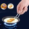 Mini Nonstick Egg Pan Omelet Pan, Cute Frying Pan Poached Egg Model, Household Skillet Small Wok Kitchen Cooker, Egg Cooker(Steel Handle) view 3