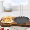 Mini Nonstick Egg Pan Omelet Pan, Cute Frying Pan Poached Egg Model, Household Skillet Small Wok Kitchen Cooker, Egg Cooker(Steel Handle) view 4