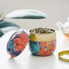 HSHTTKL Sugar Bowl Metal Tea Caddy, Mini Portable Travel Tea Canister with Airtight Lid, Storage Jar for Coffee Herb Candy Chocolate Sugar Spices New view 3