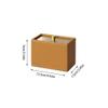 LUNIZ Toothpick Holders Leather Dental Floss Box Creative Cotton Swab Toothpick Storage Household Desktop Toothpick Box Cotton Swab Box Tooth Pick Dispenser (Color : A) view 2