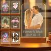 Greaxid Personalized Photo Night Light for Kids Custom Engraved Name Acrylic LED Lights with Wood Base for Nursery Bedroom Decor Night Lamp, Customized Birthday Gifts for Boy and Girl view 1