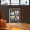 Greaxid Personalized Night Light for Kids Custom Engraved Name Acrylic LED Lights with Wood Base for Nursery Bedroom Decor Night Lamp, Customized Birthday Gifts for Girl,Elephant view 4
