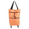 rolling tote bag, shopping cart bags with Wheels, Oxford Cloth Material Foldable Dual Purpose Wheel Rolling Shopping Bag() view 2